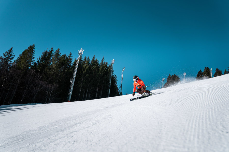 Campiglio is uitdagend skiën in Skirama Dolomiti.