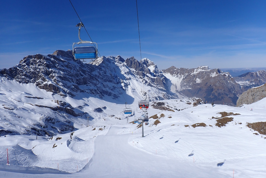 Het skigebied van Engelberg is fantastisch mooi!