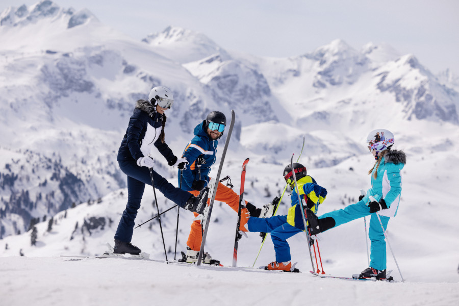 Familie in Obertauern