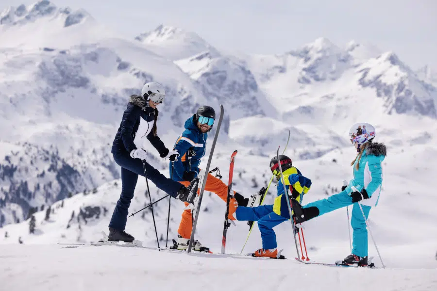 Familie in Obertauern