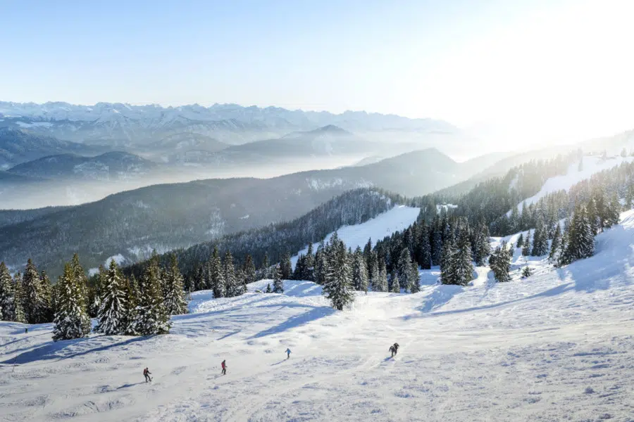Skigebied Brauneck in Lenggries in Oberbayern (Foto: Peter von Felbert)