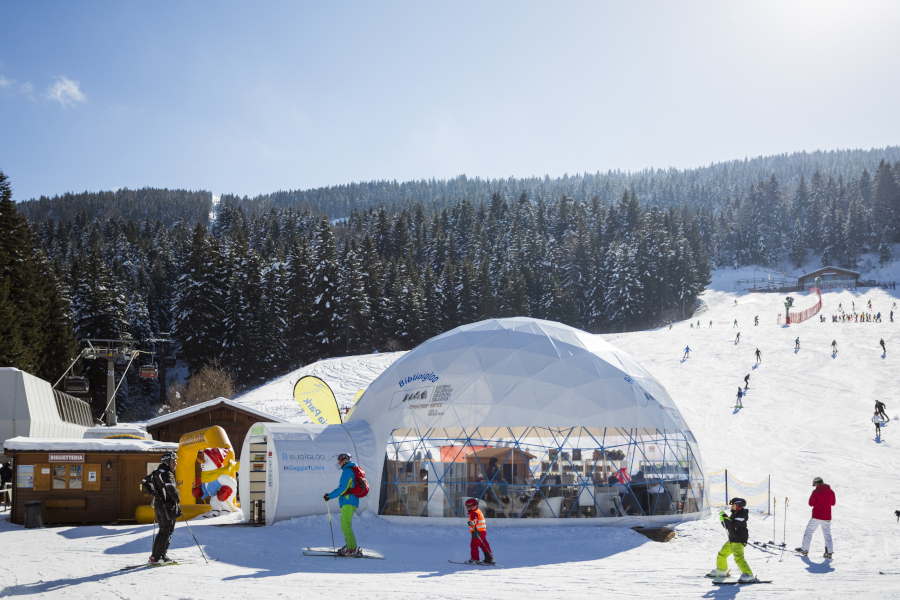 Familie skigebied Paganella.