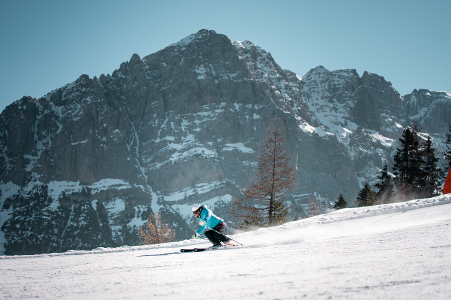 Steile piste Pinzolo.