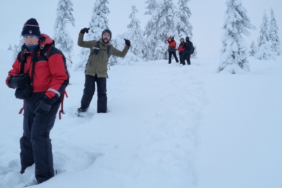 Sneeuwschoenwandelen Stöten