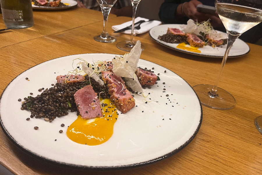 Het eten in Splindleruv Mlyn is super lekker
