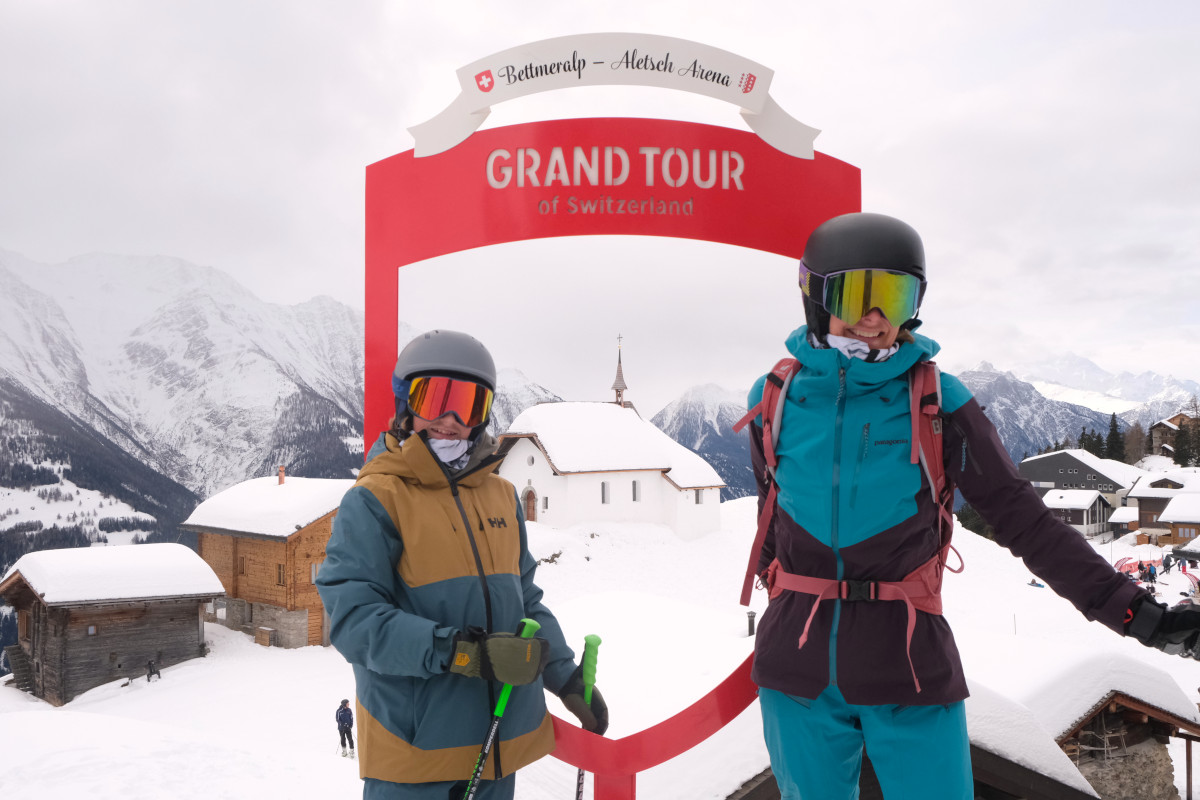 Aletsch Arena - winter landschap Bettmeralp