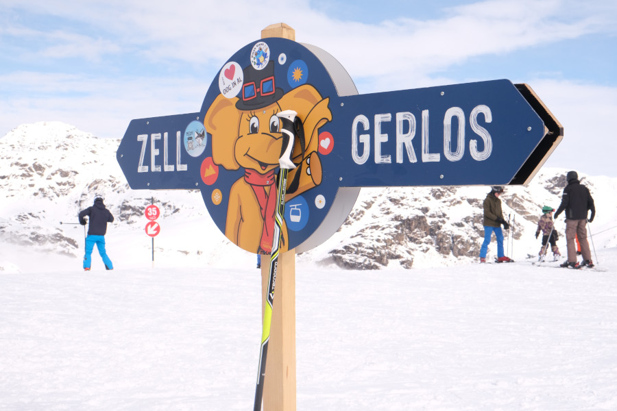 Arena Tour Zillertal Arena: skitocht van Königsleiten naar Zell am Ziller en weer terug