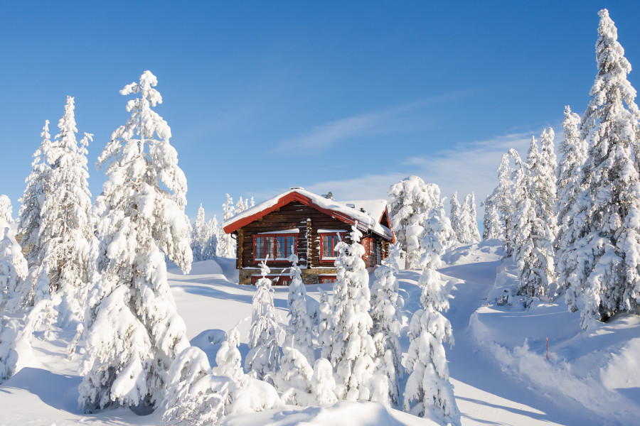 Stöten: ski-in-ski-out in Zweden