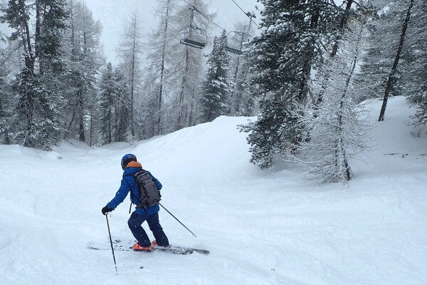 Freeride ski test