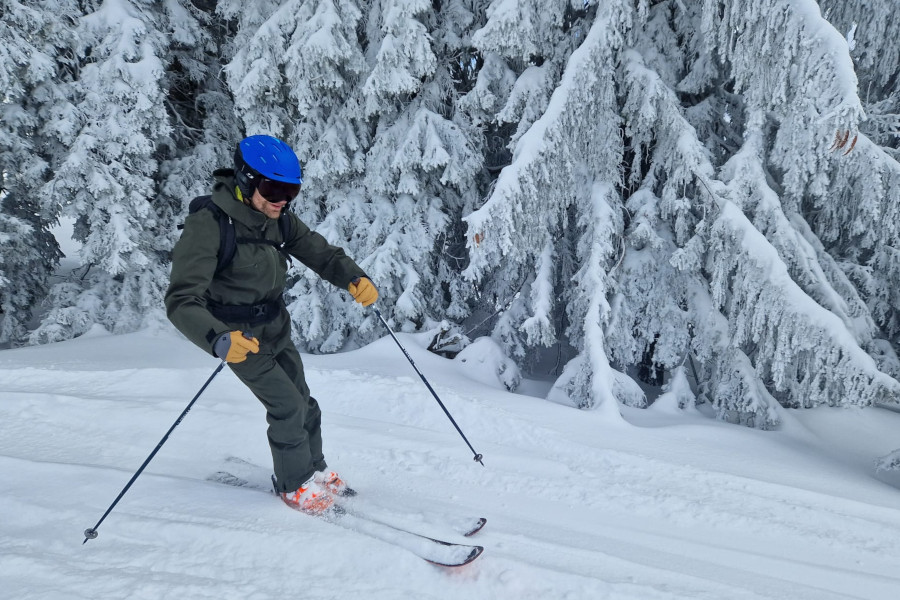 De handschoenen zijn uitgebreid getest op de piste.