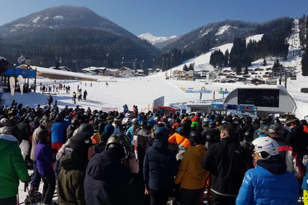 Wintersport in Oostenrijk in februari