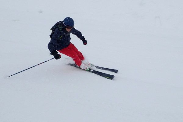 Hard skien elan ski