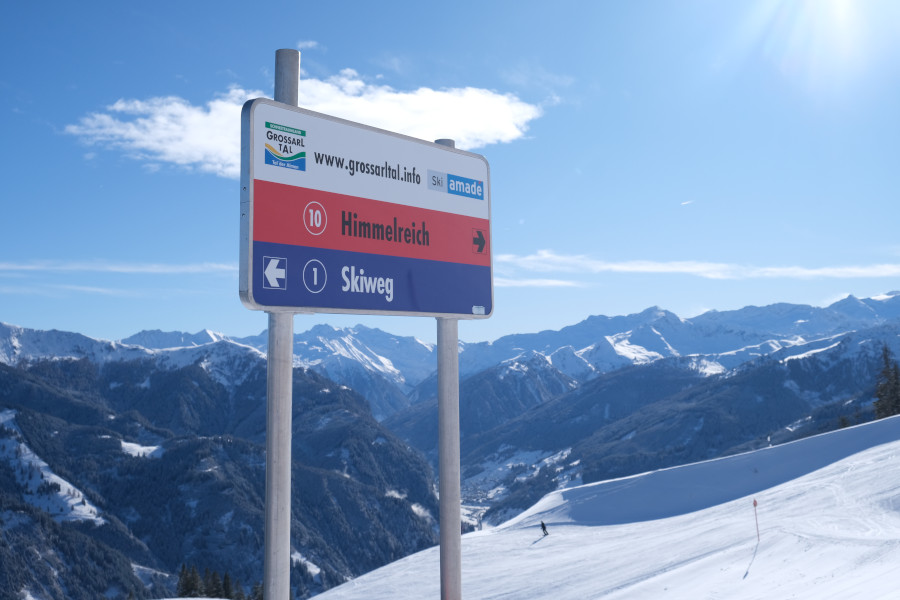 veel blauwe pistes in Grossarl
