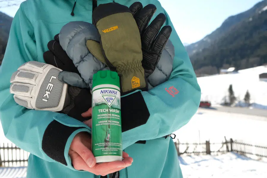 Skihandschoenen wassen
