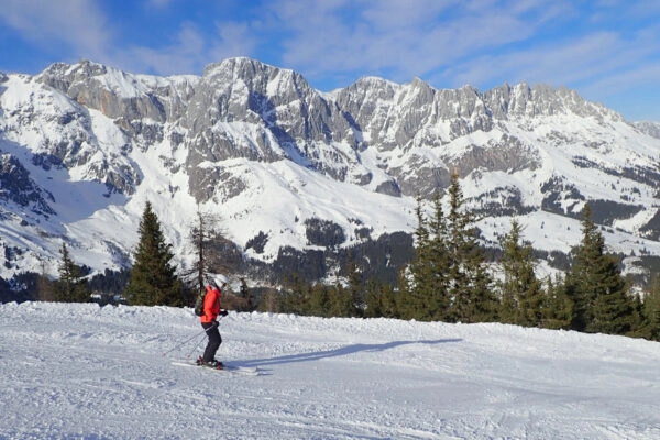De Hochkonig skironde in Maria Alm, Muhlbach en Dienten