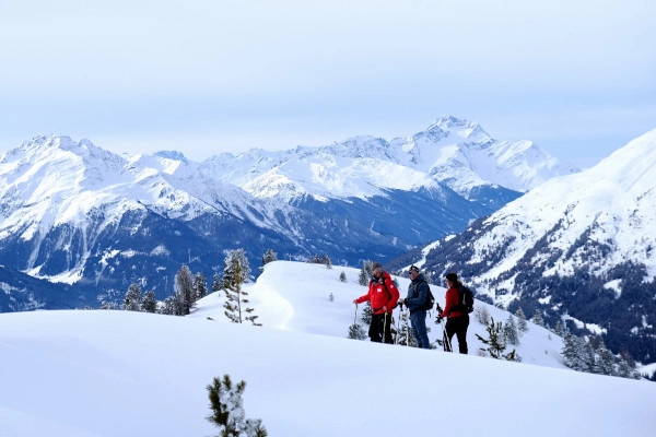 De sneeuwschoenwandeling is een bijzondere ervaring.