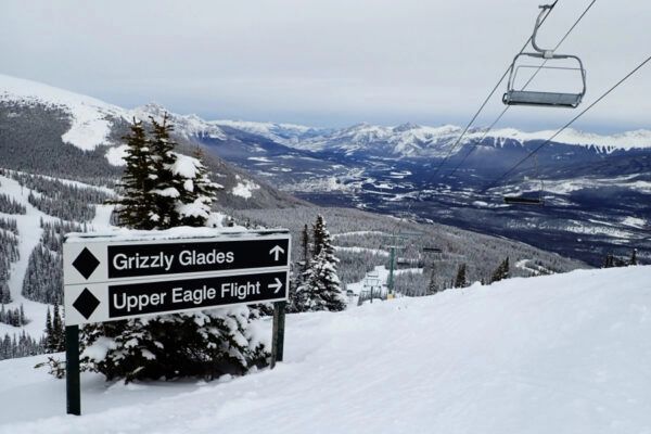 Namen van pistes in Marmot Basin (wintersport Jasper)