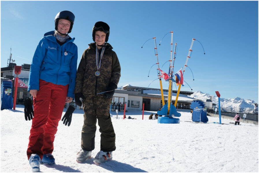 Voor het eerst op wintersport