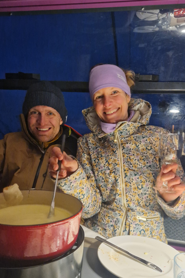 Kaasfondue in gondel - Bettmerhorn Aletsch Arena