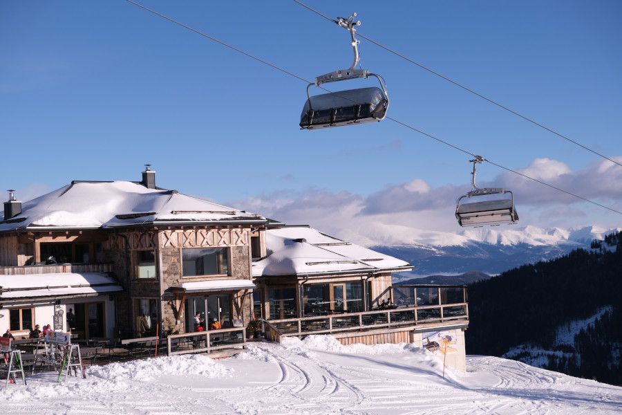 Bij de Gamskogelhütte in Katschberg serveren ze heerlijk eten.
