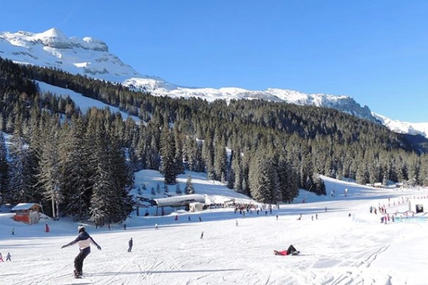 Flaine een van de kindvriendelijks skigebieden in Frankrijk.