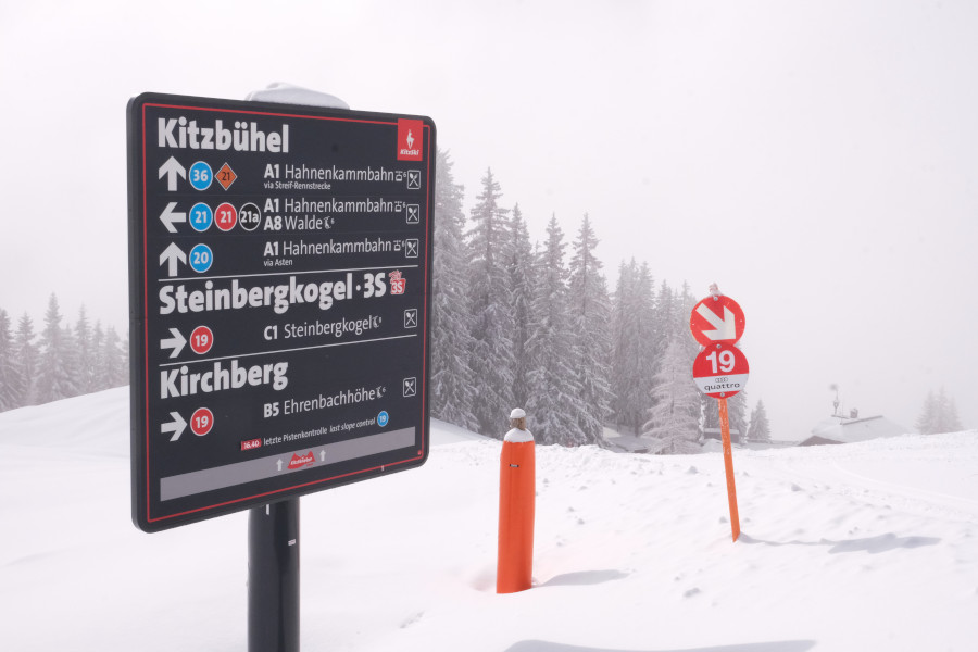 Skigebied Kitzki is groot en erg divers