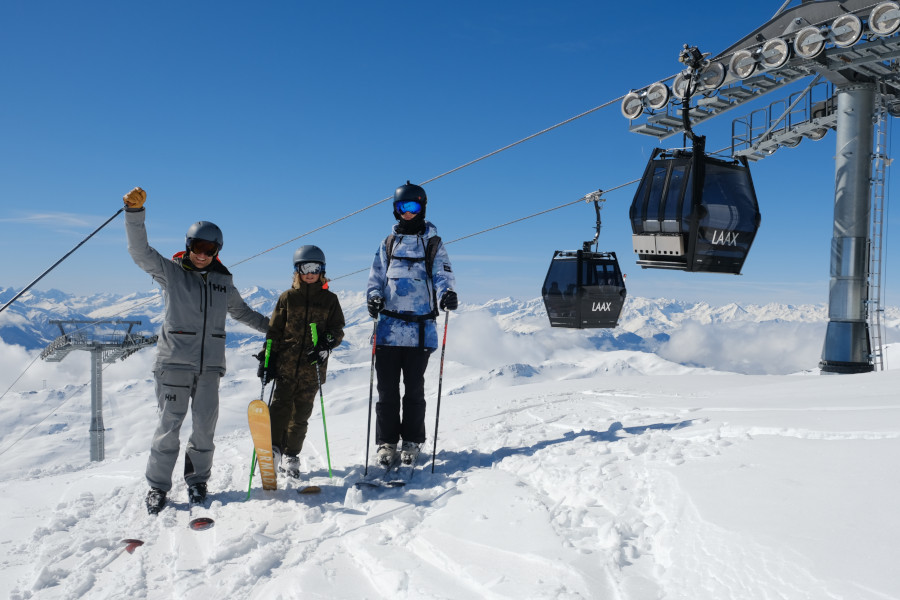 Laax, blij