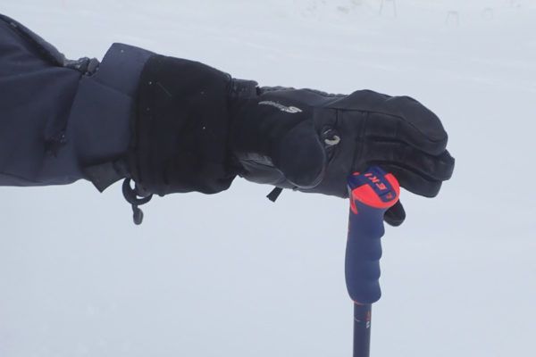 Leki skistokken met kliksysteem - makkelijk aan en uitttrekken