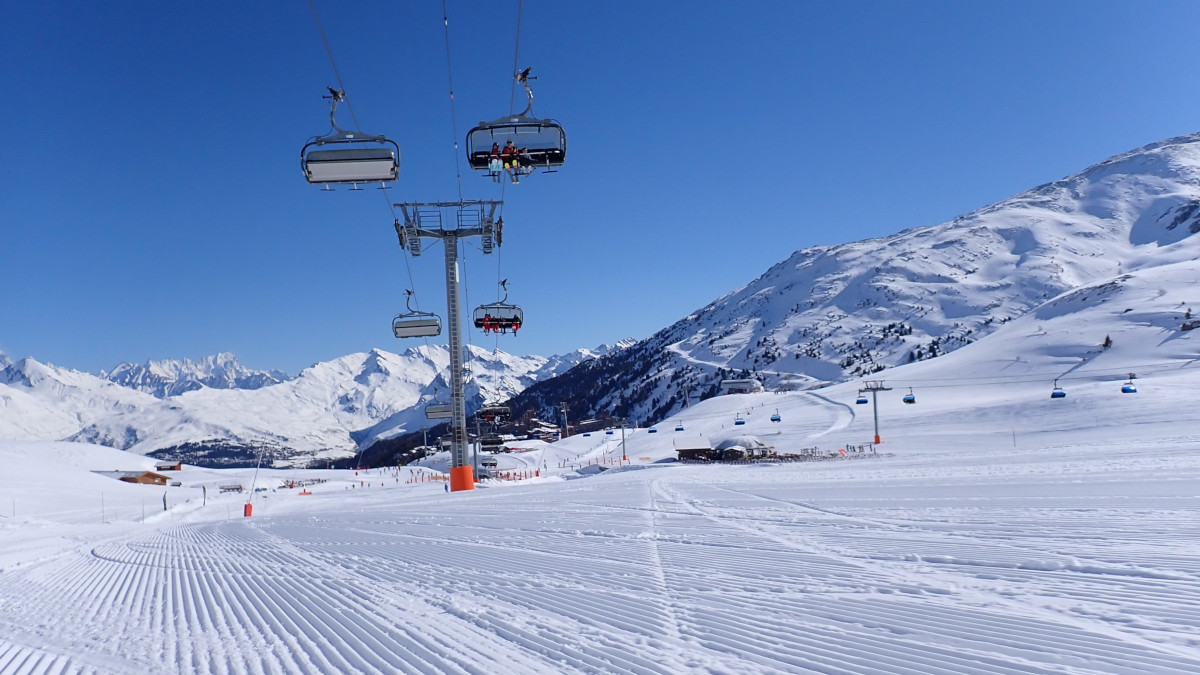 Met de trein op wintersport: Déze 5 skigebieden hebben de beste verbinding vanuit Nederland. Les Arcs © op-wintersport.nl | Frank van Delden