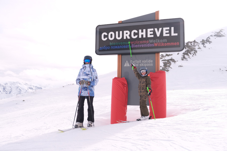 Courchevel heeft een heel eigen vibe.