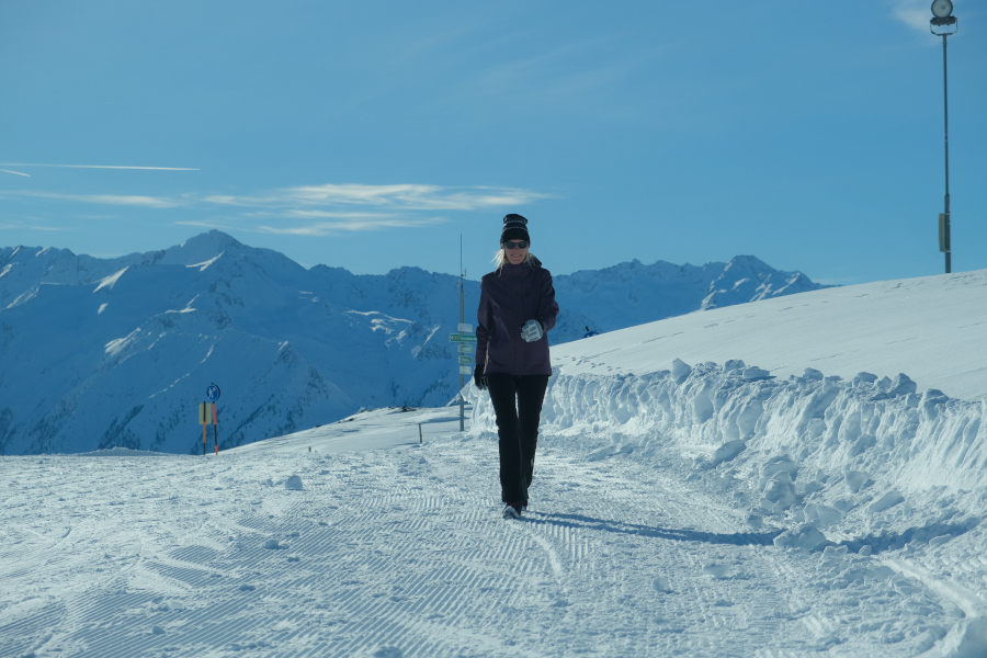 Winterwandelen in Oostenrijk in Wildkogel Arena.
