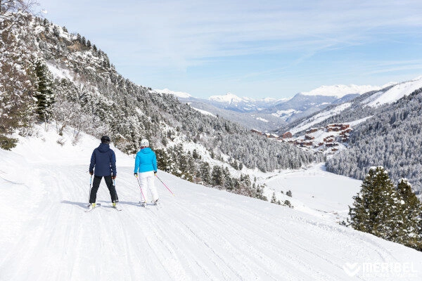 Meribel: Een fijn skigebied voor beginners.