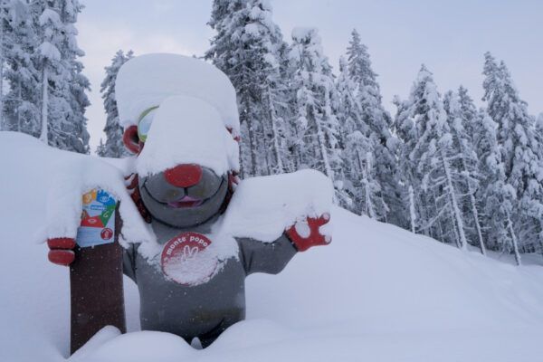 Monte Popolo - sneeuw