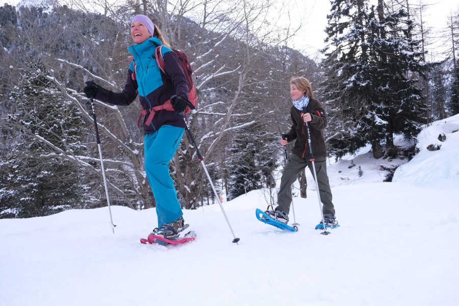 Rando Mi'am: sneeuwschoenwandelen van gang naar gang