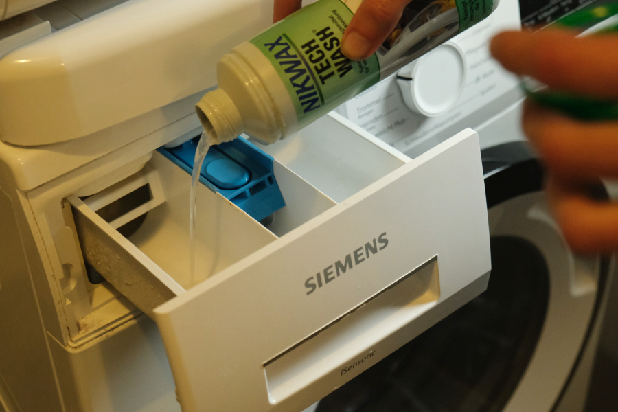 skikleding wassen met technisch wasmiddel