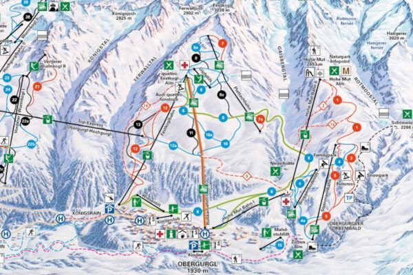 De nieuwe gondel in Obergurgl