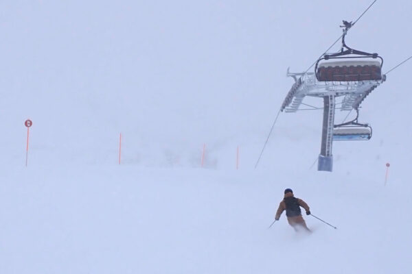 20 cm sneeuw op de piste in Obertauern.