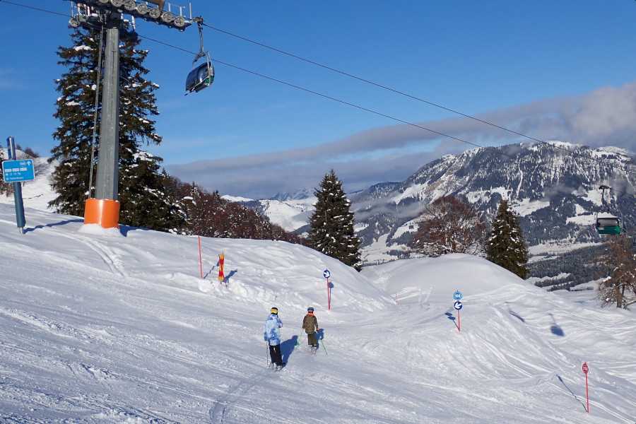 De pistes liggen er fantastisch bij