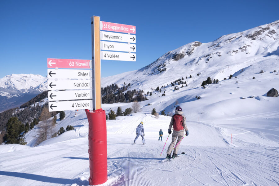 Nendaz - 4 Vallées in Wallis, Zwitserland