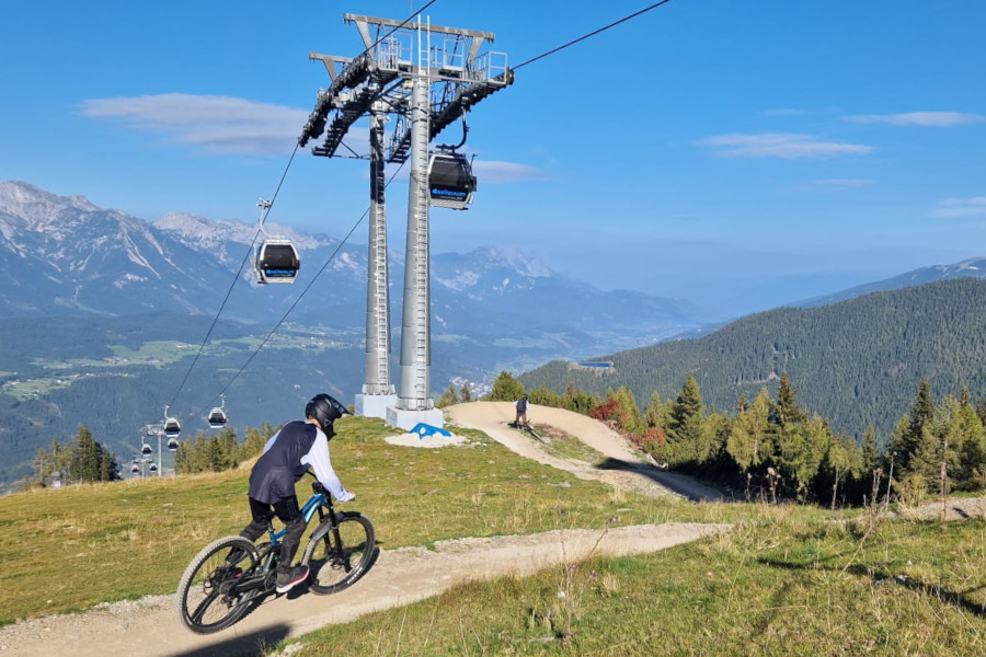 Downhill biken op de Reiteralm