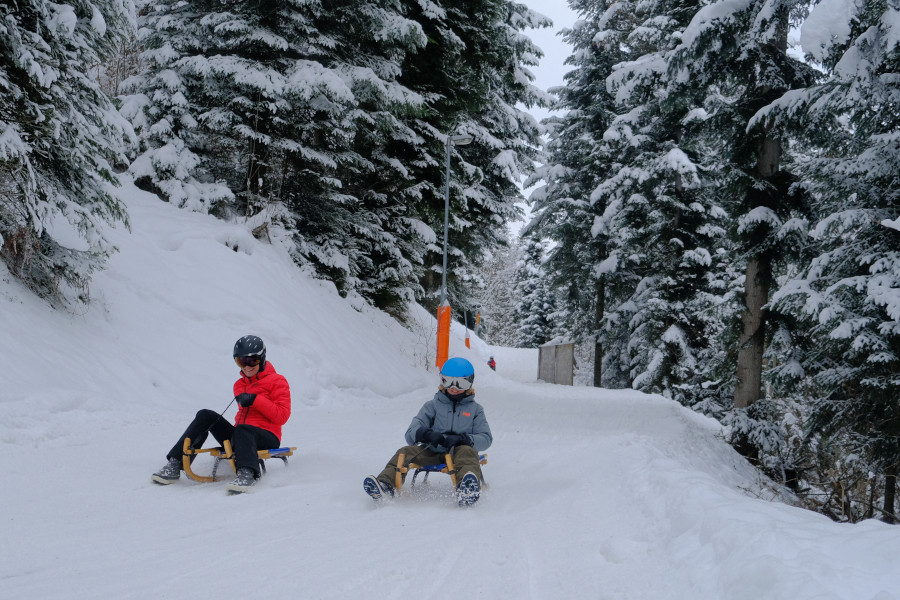 Rodelen plezier in Hexenritt Söll