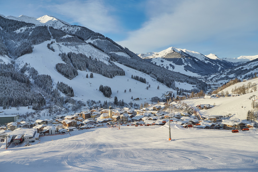 Speciale oefenpistes, vlakbij het dorp. (Foto: saalbach.com | Daniel Roos)
