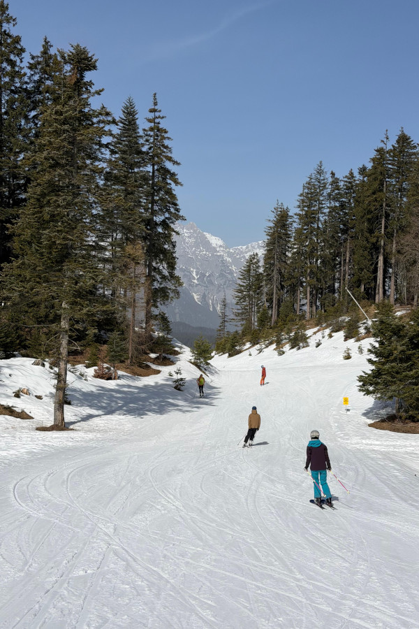 Happy Gschwandtkopf: alleen maar blauwe pistes in Seefeld