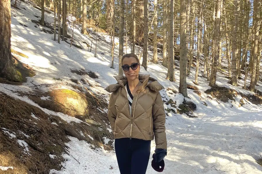 Genieten van een winterse wandeling in Mieders.