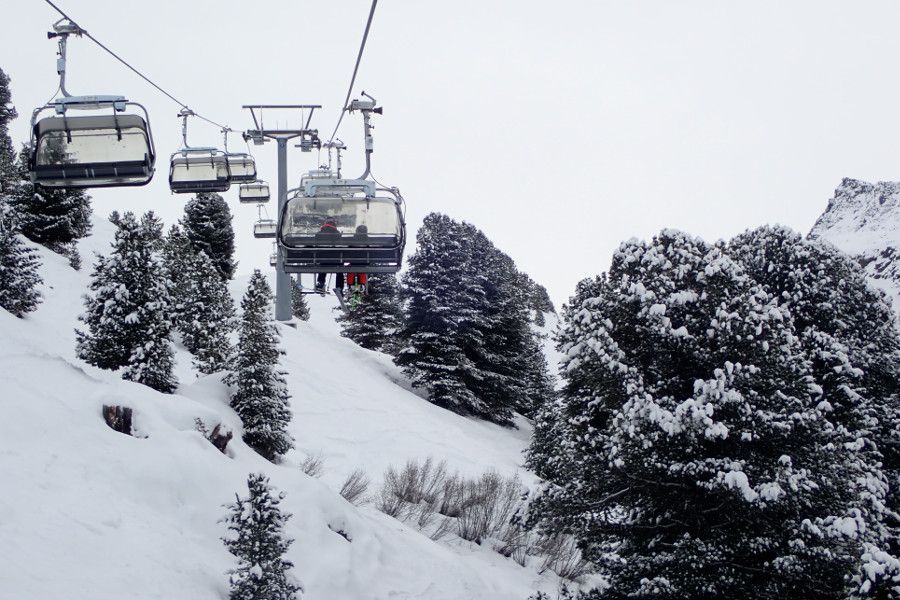 Kühtaï is een sportief skigebied.