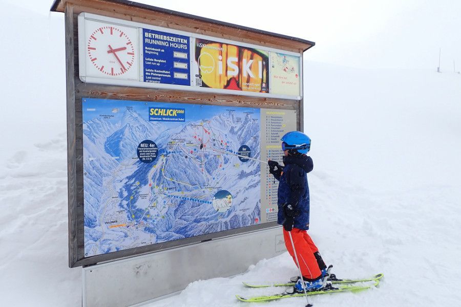 skigebied Schlick 2000 bij Innsbruck