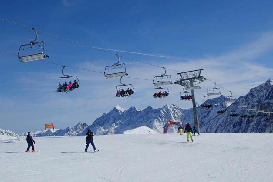 Skigebied beginners Oostenrijk