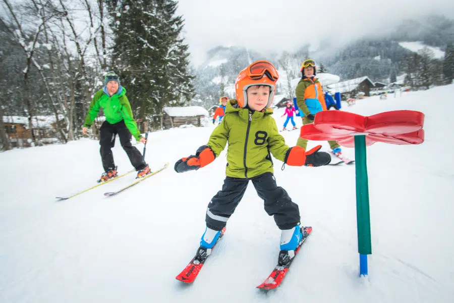 Familiewintersport in skigebied Werfenweng