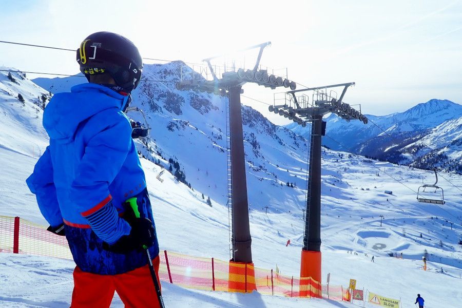 Zon uitzocht kinder ski jas