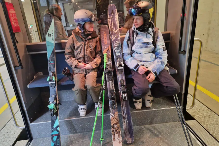 Voor onze kinderen kochten we vaak tweedehands ski's